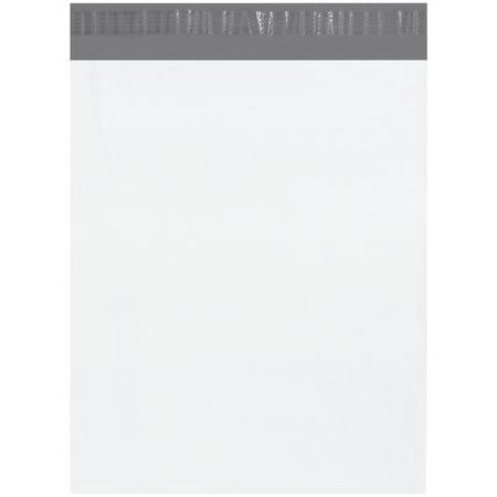 PARTNERS BRAND Poly Mailers with Tear Strip, 24" x 36", White, PK200 B913